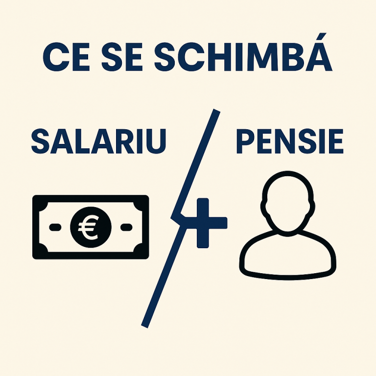 salariu pensie