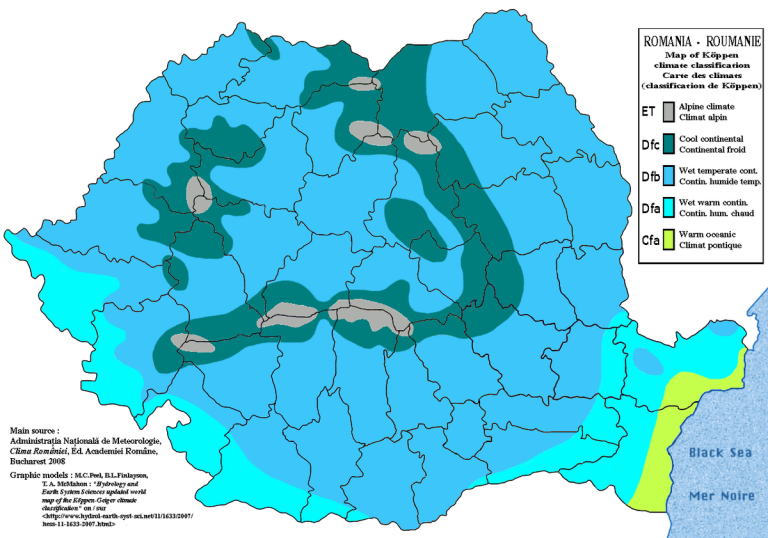 Romania_map_of_Köppen_climate_classification